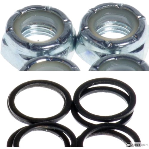 Skateboard truck axle - skateboard, washers